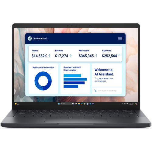 Laptop Dell Pro 13 Premium PA13250, Intel Core Ultra 5 236V, 13.3 inch, RAM 16GB, SSD 512GB, Intel Arc Graphics 130V, Windows 11 Pro, Magnetite