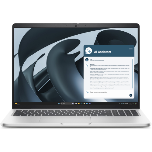 Laptop Dell Pro 16 Plus PB16255, AMD Ryzen AI 5 PRO 340, 16 inch, RAM 16GB, SSD 512GB, AMD Radeon 840M, Windows 11 Pro, Platinum Silver, 1000052259