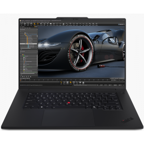 Laptop Lenovo ThinkPad P1 Gen 7, Intel Core Ultra 7 165H, 16 inch, RAM 32GB, SSD 1TB, nVidia RTX 3000 Ada Generation 8 GB, Windows 11 Pro, Black