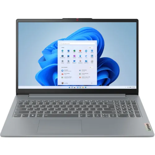 Laptop Lenovo IdeaPad Slim 3 15AMN8, AMD Ryzen 5 40, 15.6 inch, RAM 8GB, SSD 512GB, AMD Radeon 610M, No OS, Arctic Grey