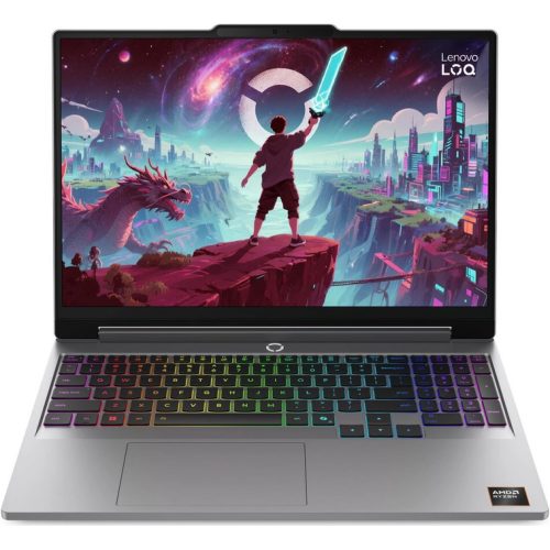 Laptop Lenovo LOQ 15AHP11, AMD Ryzen 7 250, 15.3 inch, RAM 16GB, SSD 512GB, nVidia GeForce RTX 5060 8GB, No OS, Luna Grey