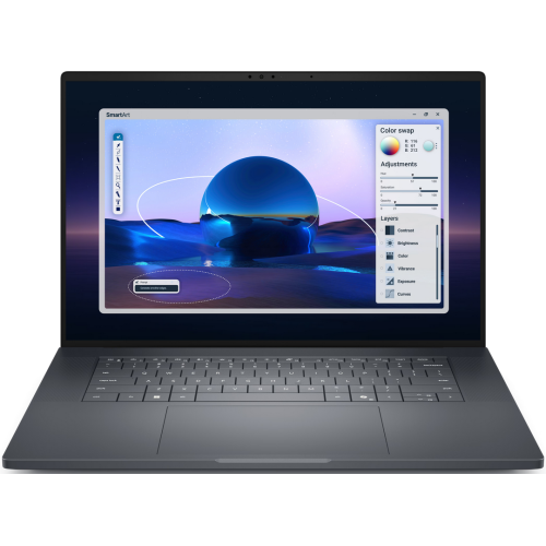 Laptop Dell Pro Max 16 Premium MA16250, Intel Core Ultra 7 265H, 16 inch, RAM 32GB, SSD 1TB, nVidia RTX PRO 2000 8GB, Linux, Magnetite