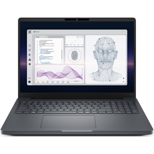 Laptop Dell Pro Max 16 MB16250, Intel Core Ultra 9 285HX, 16 inch, RAM 64GB, SSD 1TB, nVidia RTX PRO 3000 12GB, Linux, Magnetite