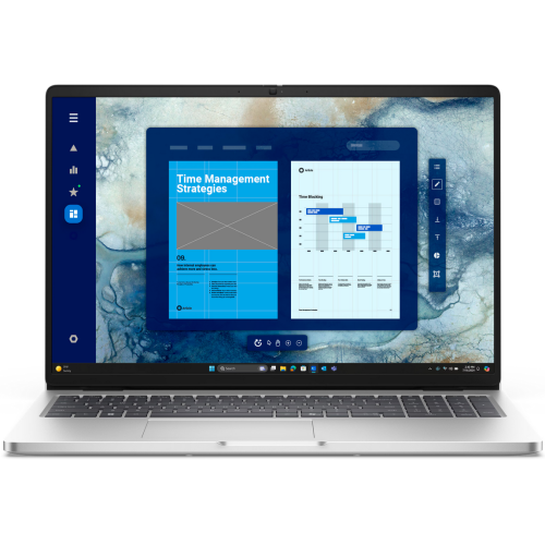 Laptop Dell Pro 16 PC16250, Intel Core Ultra 7 265U, 16 inch, RAM 16GB, SSD 512GB, Intel Graphics, Windows 11 Pro, Platinum Silver, BTO109-PC16250-EMEA-WIN-05