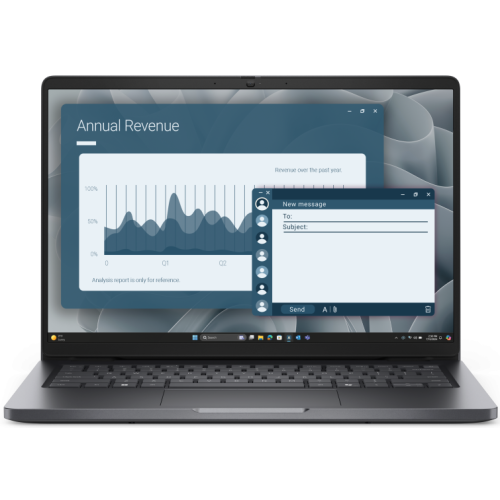 Laptop Dell Pro 14 PC14255, AMD Ryzen 5 220, 14 inch, RAM 16GB, SSD 512GB, AMD Radeon 740M, Windows 11 Pro, Magnetite