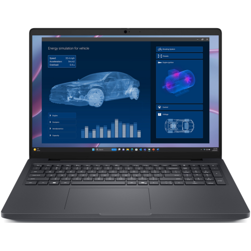 Laptop Dell Pro Max 16 MC16255, AMD Ryzen AI 7 PRO 350, 16 inch, RAM 32GB, SSD 1TB, nVidia RTX PRO 1000 8GB, Windows 11 Pro, Magnetite
