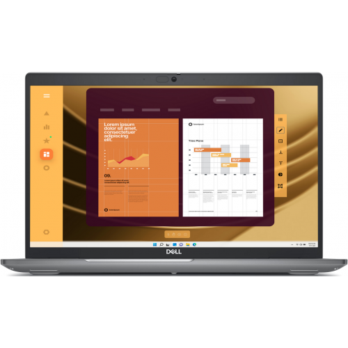 Laptop Dell Latitude 5550, Intel Core i3-1315U, 15.6 inch, RAM 16GB, SSD 512GB, Intel UHD Graphics, Linux, Titan Gray