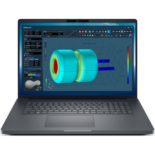 Laptop Dell Pro Max 18 Plus MB18250, Intel Core Ultra 9 285HX, 18 inch, RAM 64GB, SSD 1TB + 4TB, nVidia RTX PRO 4000 16GB, Windows 11 Pro, Magnetite