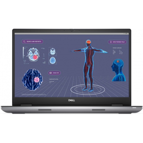 Laptop Dell Precision 7780, Intel Core i9-13950HX, 17.3 inch, RAM 64GB, SSD 1TB, nVidia RTX 3500 12GB, Windows 11 Pro, Titan Grey, DP7780I96413500ADAWP