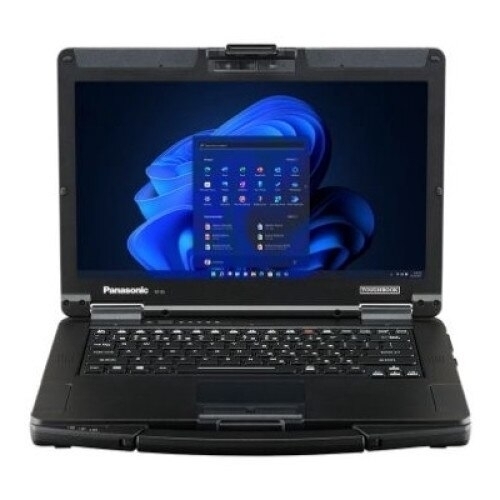Laptop Panasonic Toughbook 55 MK3 FZ-55J6601BE, Intel Core i5-1345U, 14 inch Touch, RAM 16GB, SSD 512GB, Intel Iris Xe Graphics, Windows 11 Pro, Black