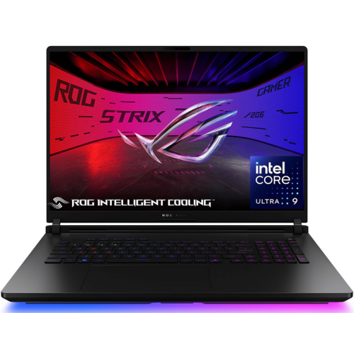 Laptop ASUS ROG Strix SCAR 18 MiniLED (2025) G835LW-SA058, Intel Core Ultra 9 275HX, 18 inch, RAM 64 GB, SSD 2 TB, nVidia GeForce RTX 5080 16 GB, No OS, Off Black