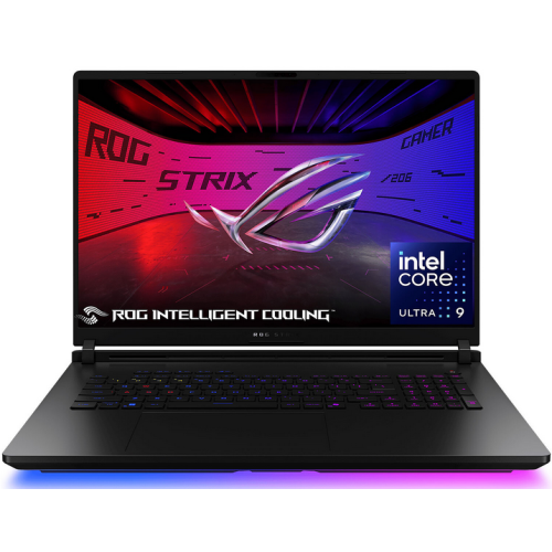Laptop ASUS ROG Strix SCAR 18 MiniLED (2025) G835LX-SA062X, Intel Core Ultra 9 275HX, 18 inch, RAM 64GB, SSD 2TB, nVidia GeForce RTX 5090 24GB, Windows 11 Pro, Off Black