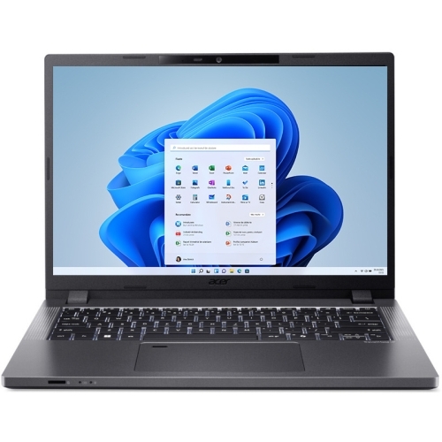Laptop Acer TravelMate P2 TMP214-43, AMD Ryzen 5 7530U, 14 inch, RAM 16GB, SSD 512GB, AMD Radeon Graphics, Windows 11 Pro, Steel Gray