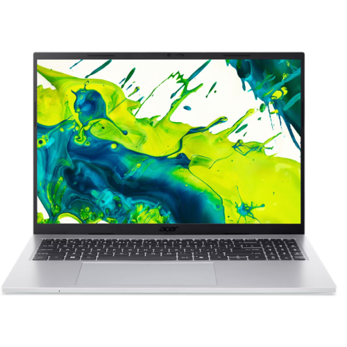 Laptop Acer Aspire Go 16 AG16-71P-56Z3, Intel Core 5 120U, 16 inch, RAM 16GB, SSD 512GB, Intel Graphics, No OS, Pure Silver