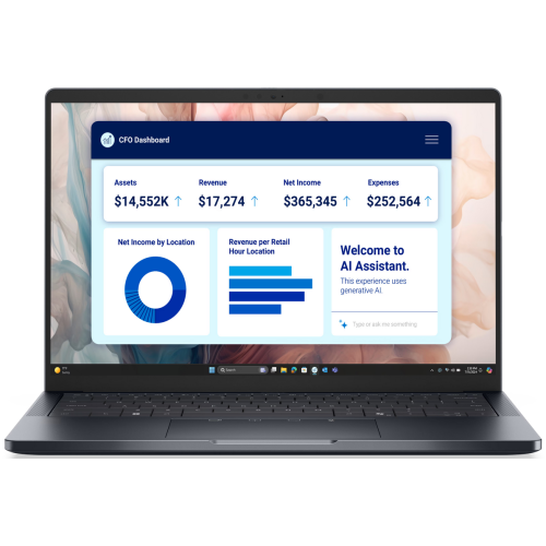 Laptop Dell Pro 14 Premium PA14250, Intel Core Ultra 7 266V, 14 inch, RAM 16GB, SSD 1TB, Intel Arc Graphics 140V, Windows 11 Pro, Magnetite