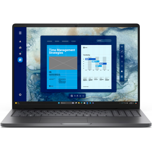 Laptop Dell Pro 16 PC16250, Intel Core Ultra 5 235U, 16 inch, RAM 16GB, SSD 512GB, Intel Graphics, Windows 11 Pro, Magnetite