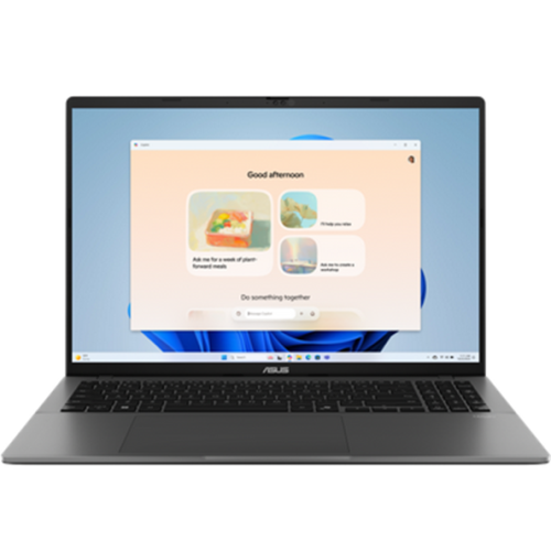 Laptop ASUS Vivobook S16 S3607VA-RP168, Intel Core 7 240H, 16 inch, RAM 16GB, SSD 1TB, Intel Graphics, No OS, Matte Gray