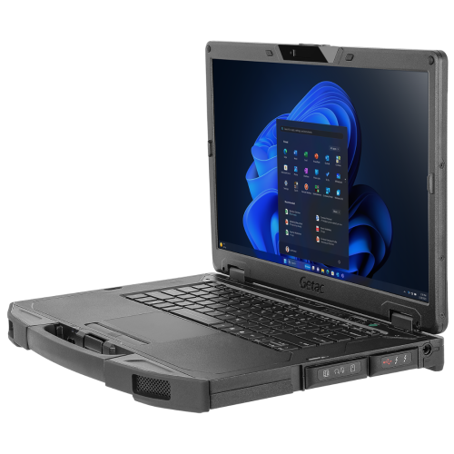 Laptop Getac S510, Intel Core Ultra 7 165U, 15.6 inch Touch, RAM 64GB, SSD 1TB, nVidia GeForce GTX 1650 4GB, Layout FDNS, Windows 11 Pro, Black